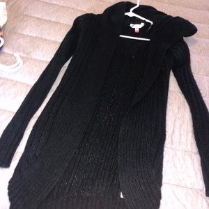 Black cardigan